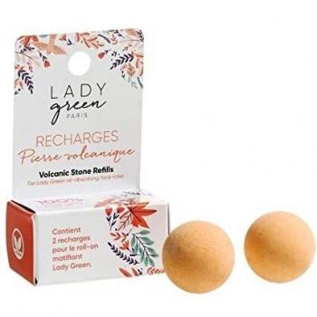 Lady Green Gesichtsroller mit Vulkanstein