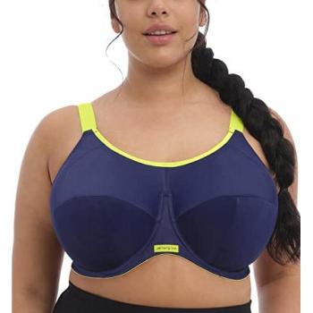 Blue J‑Hook Underwired Sports Bra by Elomi – Energise