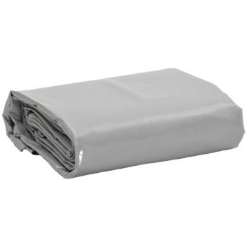 VidaXL Lona gris 3x5 m 650 g/m²