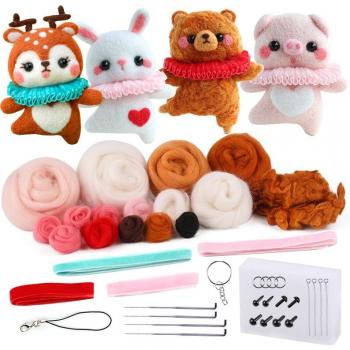 Imzay Fieltro Lana No Acabada Kit