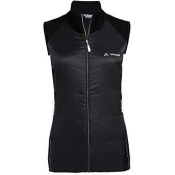 Damen-Larice LesSeam VAUDE Skitouren-Weste – Schwarzer Rundstrick (Größe 34/36, 41946)