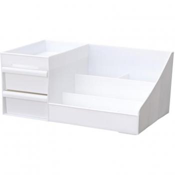 Tocador con organizador de escritorio y 2 cajones