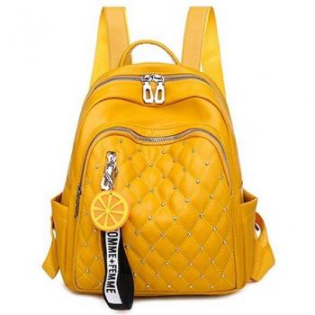 Sac à dos de voyage pour femme en cuir PU