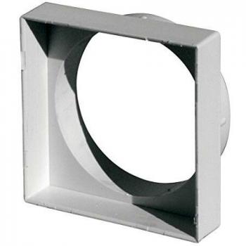 First Plast Ventilateur PVC Grille 101x101mm pour cheminée