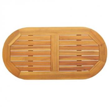 Oval Acacia Table Top (90×45×2.2 CM)