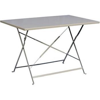 Table d'extérieur PEGANE – Taupe, 110×70×71 cm