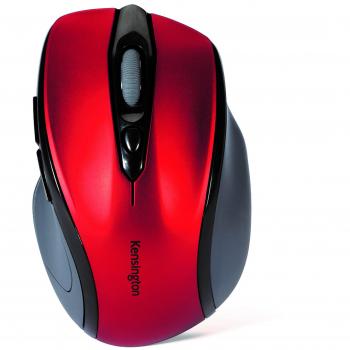 KENSINGTON Mouse Pro Fit RF Wireless Ottico, per ufficio, nero/rosso