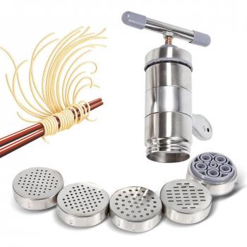 Exprimidor de Frutas y Fabricante de Fideos Manual de Acero Inoxidable