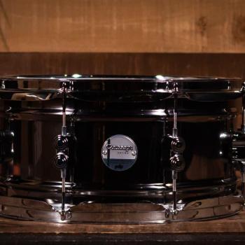 PDP Pacific by DW 6.5 x 13 Black Nickel Over Steel Snare Drum