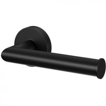 Colore Orbit Matte Black Wall Toilet Paper Holder (Metal)