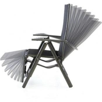 Chaises Longues en Aluminium avec Cadre Anthracite