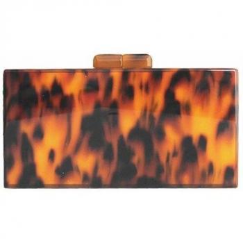 Leopard Design Acrylic Handbag