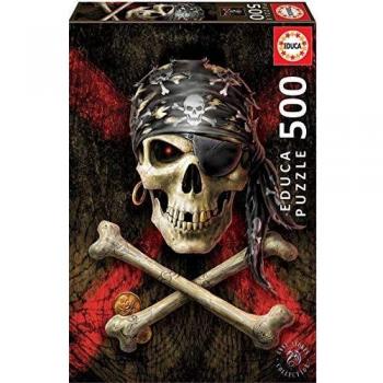 PUZZLE 500 PIEZAS CALAVERA PIRATA 17964