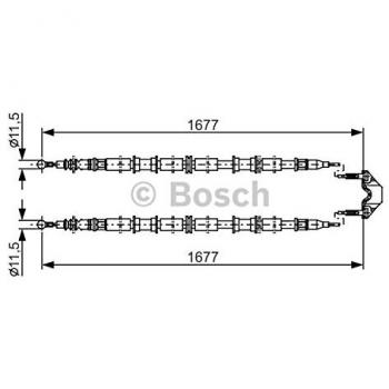 Handbremsseil Bosch 1 987 482 141 für Vauxhall