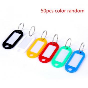 Plastic Key Chain Tags