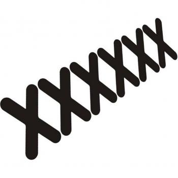 Sticker Reflectante en Forma de X para Ventanas de Camiones