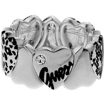 Anillo de Acero Inoxidable Guess UBR81010 con circonita, Talla 12