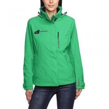 Mujer ExxTasy Cortavientos Verde Tierra 38