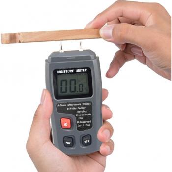 Herramienta de Medición de Humedad para Madera Digital, Pantalla LCD, 0-99.9%