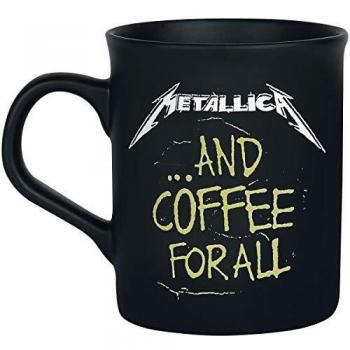 Metallica ... And Coffee For All Tasse  mattschwarz