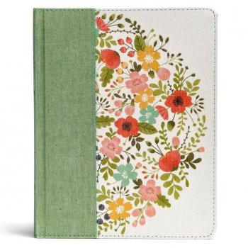 CSB Notetaking Bible Sage Cloth Over Board