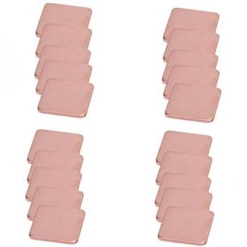20 pcs 0.3mm to 2mm Copper Shim Thermal Pads