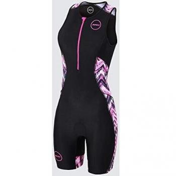 Zone 3 Activate Plus Damen-Trisuit Elektrische Vibes Schwarz-Pink XL 2020 Triathlonwear