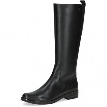 Caprice Stivale Nero in Pelle Sintetica