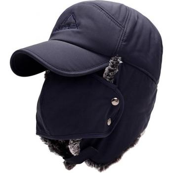 Unisex Warm Bomber Hat with Scarf Set
