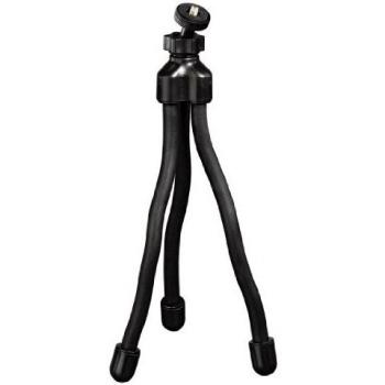 Schwarzes Hama Traveller Flex 2in1 – Biege-Dreibeinstativ mit 3D-Kugelkopf