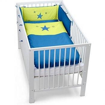 Bett-Set „Danny“ (Dino) Sterntaler 9241510 – Kinderbettwäsche + Nestchen