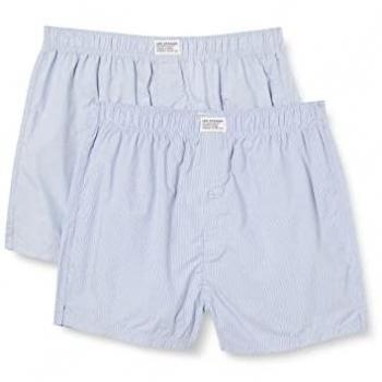Pack Levi's Boxers Tissé Bleu / Light Blue – Hommes, 2 unités, M