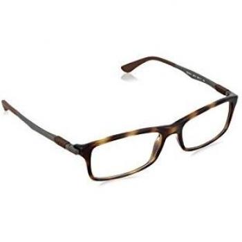 Ray-Ban 0RX7017 Monturas de gafas Marrón (Havana) 56 Hombre