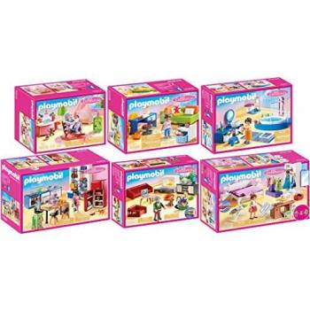 Maison de poupées Playmobil 6 modules – 70206/70207/70208/70209/70210/70211