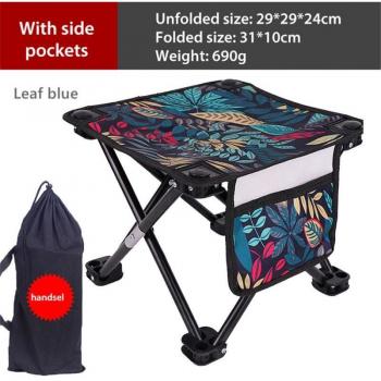150kg Capacity Wear-resistant Folding Camping Stool