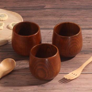 Natural Wooden Cup for Wine, Juice, and Tea 7cm*6.8cm