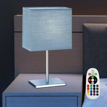 Lettura Light: Lampada da Tavolo Grigia con Remote