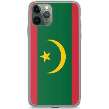 Vertical Soft iPhone 11 Pro Case with Mauritian Flag Design