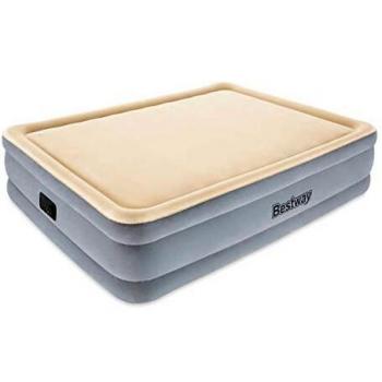 Tritech Queen Air Mattress 203×152×46 cm con Pompa a Molla