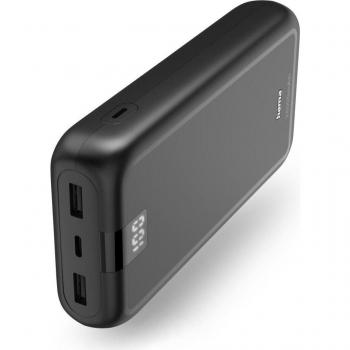 Hama Powerbank »Powerbank, 24000 mAh, 3 Ausgänge: 1x USB-C, 2x USB-A«, 24000 mAh