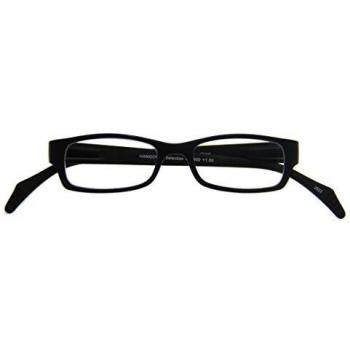 Lesebrille in Schwarz mit Hangover-Muster, Marke: I Need You, Stärke: 1.5 dpt