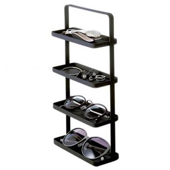 Caja Compacta para Lentes con Compartimentos de Metal