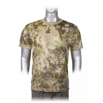 Camiseta Camuflaje Coyote Phyton Camo, 100% poliéster, Talla M
