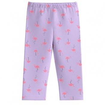Kinder‑Capri‑Leggings s.Oliver, dekorativer Flamingo‑Print