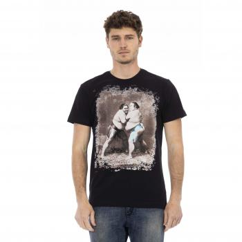 Trussardi Action T-Shirt in Schwarz mit Print