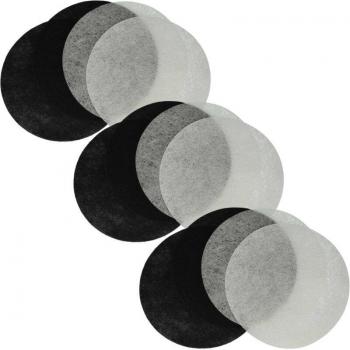 Activated Carbon & Grease Filter Pack for Moulinex AD-5 Deep Fryer