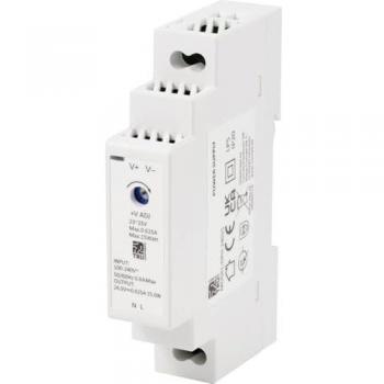 TRU COMPONENTS DPH‑24015: 24V 0.625A Rail PSU (DIN) – 15 W