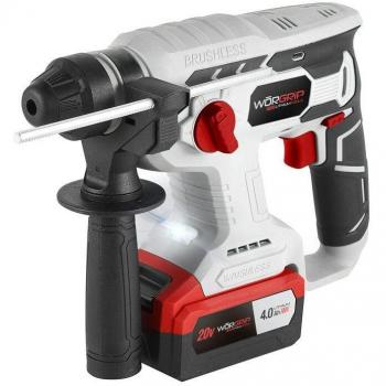 Martillo Perforador 20V WORGRIP con Batería 4.0Ah