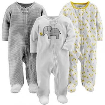 Neutral Baby Girls' Cotton Sleep and Play Set
