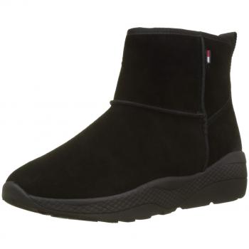 Hilfiger Denim Botas Hybrid Bold Branding, Mujer, Negro